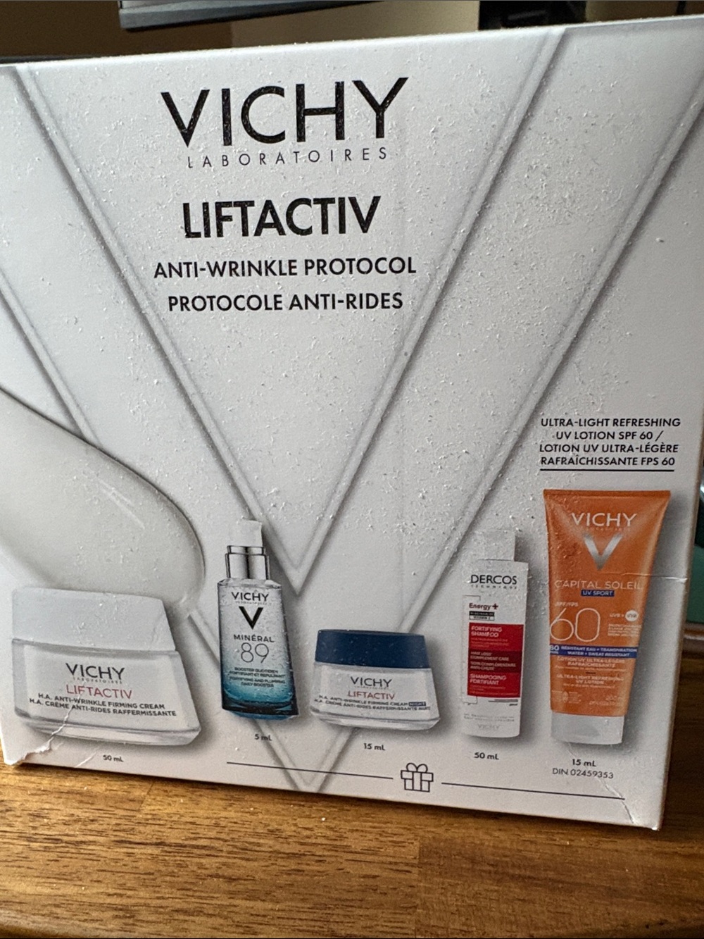 Vichy Liftactiv Anti-Wrinkle Protocol Skincare Set - nib